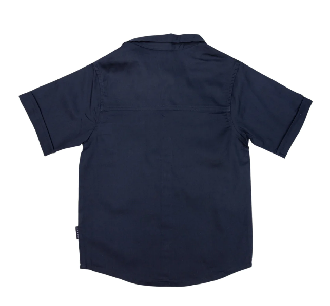 Korango  | Cotton Pique Shirt Navy