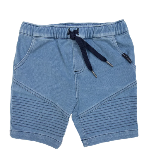 Korango | Denim Knit Short Light Blue Wash