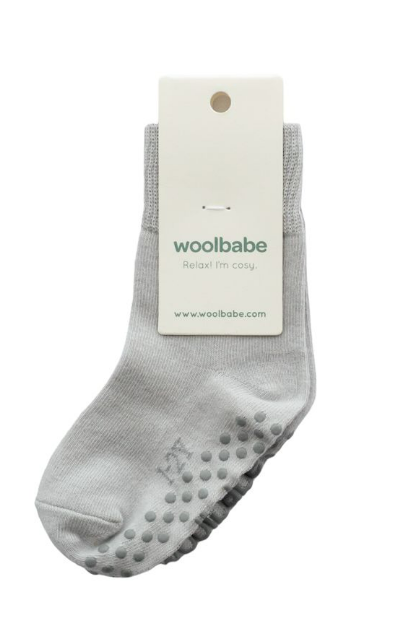 Woolbabe | Sleepy Socks | Pebble