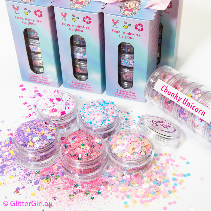 Glitter Girl | Glitter |  Chunky Unicorn Collection | 5 Glitter Colours