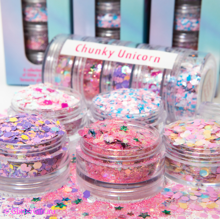 Glitter Girl | Glitter |  Chunky Unicorn Collection | 5 Glitter Colours