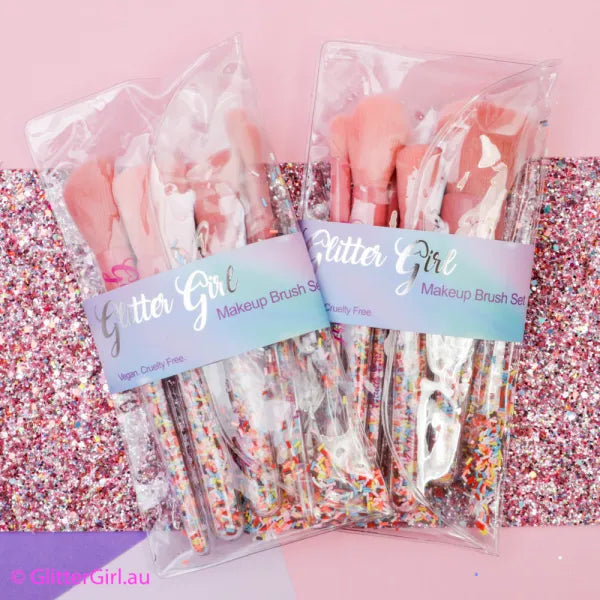 Glitter Girl | The Original Unicorn Sprinkle Makeup Brush Set