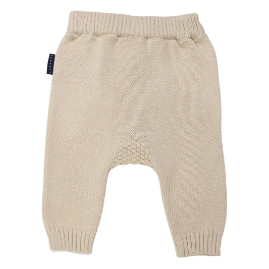 Korango | Textured Knit Legging | Tapioca | 18-24M