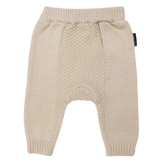 Korango | Textured Knit Legging | Tapioca | 18-24M