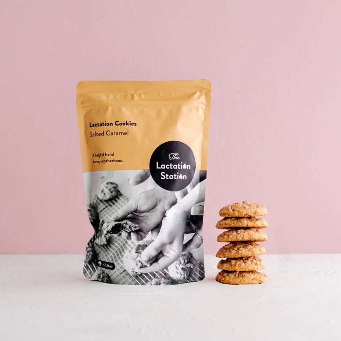 The Lactation Station | Salted Caramel Lactation Cookies