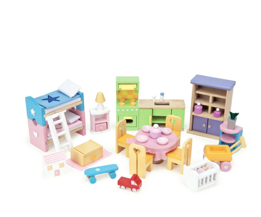 Le Toy Van | Starter Furniture Set | Dolls House Furniture | Daisylane
