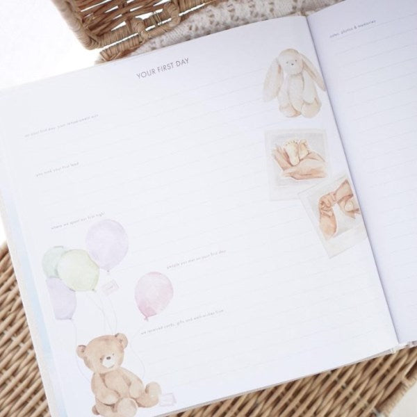 Forget Me Not Journals | Baby Book | Your First Years