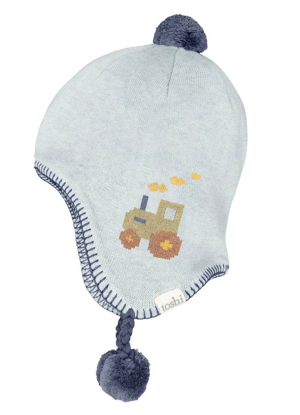 Toshi | Organic Earmuff Storytime Mr Tractor