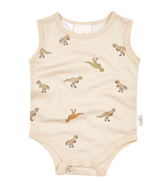 Toshi | Organic Onesie Singlet - Dinosauria