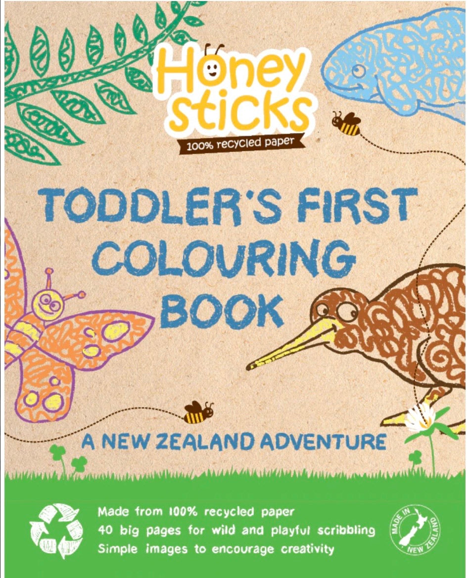 Toddlers First Colouring Book - A Kiwi Adventure