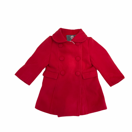 Korango | Long Overcoat | Navy OR Red