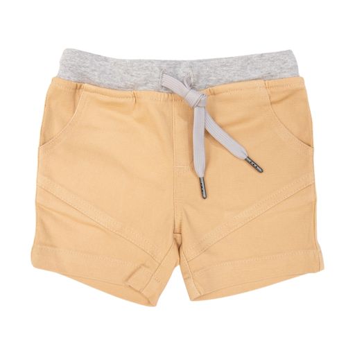 Korango  | Stretch Twill Short | Sheepskin and Grey | Size 3Y