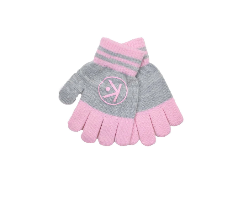 Korango | Essential Gloves | Pink & Grey