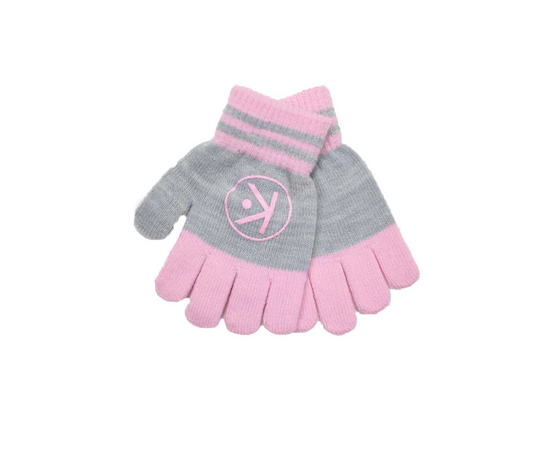 Korango | Essential Gloves | Pink & Grey