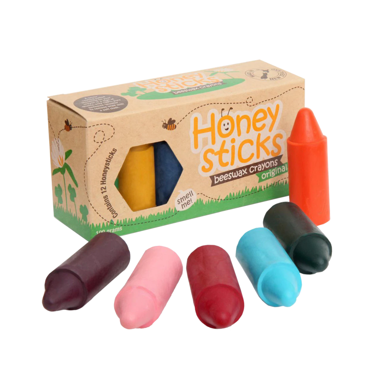 Honeysticks | Originals | Beeswax Crayons | 12 pack