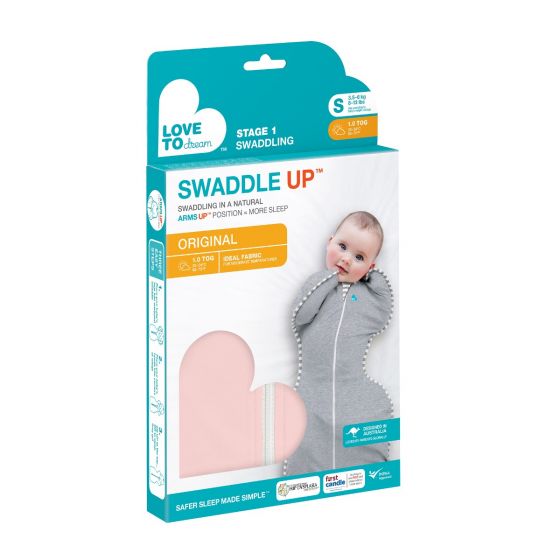 Love To Dream | Swaddle Up 1.0 Tog | Dusty Pink