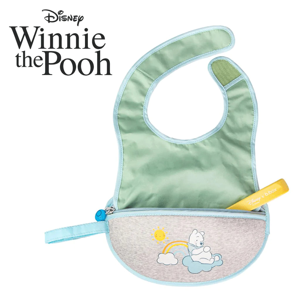 B.Box | Disney Travel Bib and Silicone Spoon | Winnie the Pooh